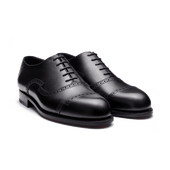 Raphael Cap Toe Oxford Shoe With Perforations[Men Black boxcalf]