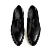 Edouard Cap-Toe Oxford Shoe With Rubber Sole[Men Black boxcalf]