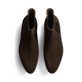 Edouard Chelsea Boot [Men Brown Suede calfskin]