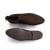 Edouard Chelsea Boot [Men Brown Suede calfskin]