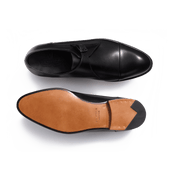 Single Derby Buckle Edouard [men smooth leather black shades]