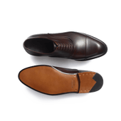 Edouard Cap-Toe Oxford Shoe [Men Brown soft calfskin with patina]