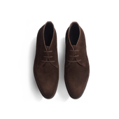 Chukka Boot Edouard [Men Dark Brown Suede calfskin]
