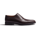 West Cap-toe Oxford Shoe [Men Dark brown boxcalf]
