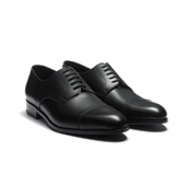 West Derby[Men Black soft calfskin]