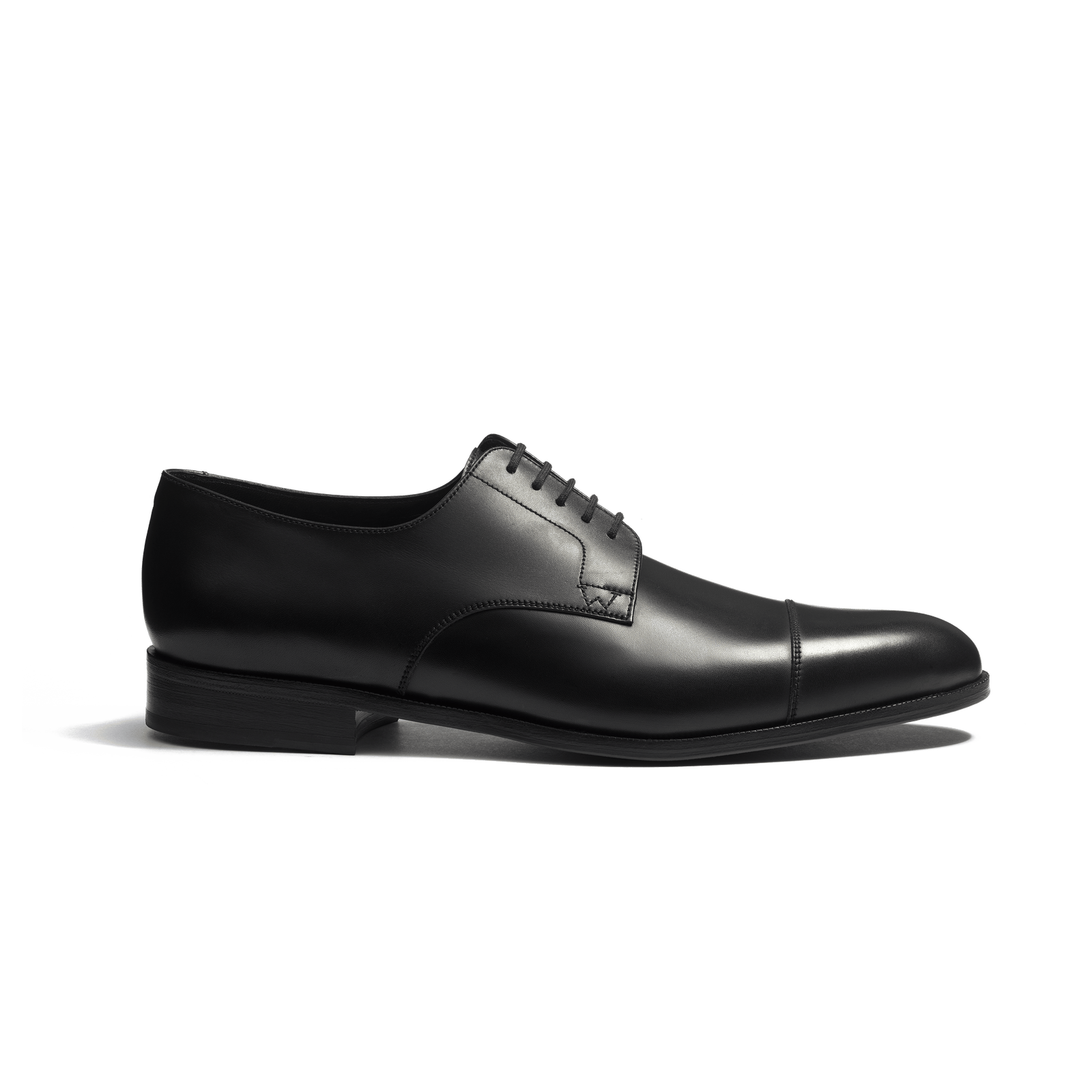 West Derby[Men Black soft calfskin]
