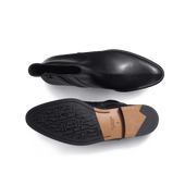 West Ankle Boot With Zip[Men Black soft calfskin]