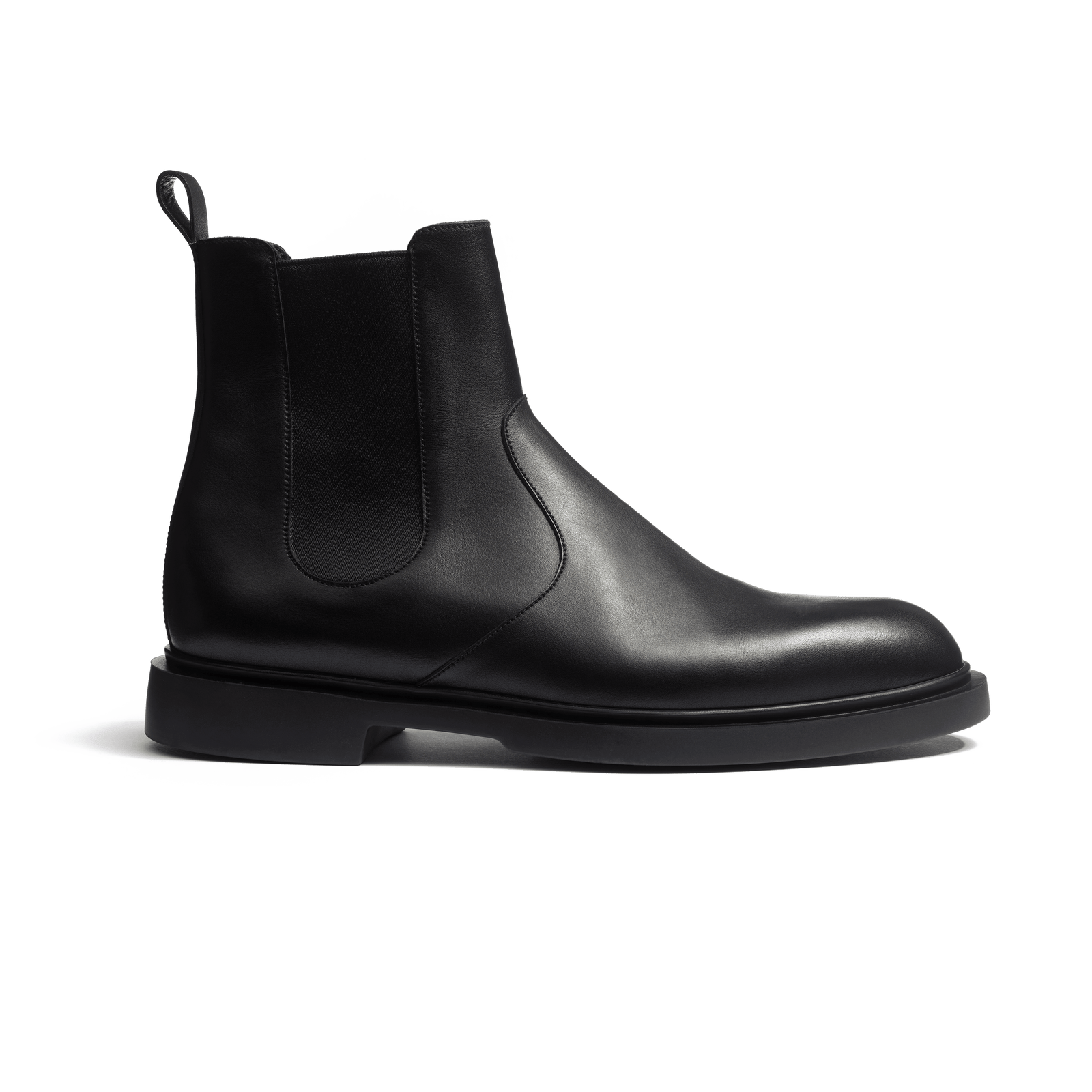 Walker Chelsea Boots [Men Black soft calfskin]