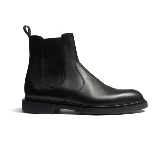 Walker Chelsea Boots [Men Black soft calfskin]