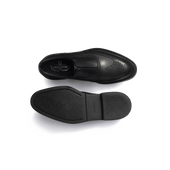 Walker Slip On Oxford [Men Black soft calfskin]