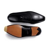 Fusain one cut oxford [Black boxcalf]