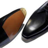 Fusain three eyelets derby [Black boxcalf]