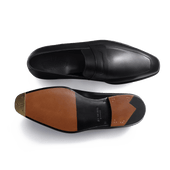 Fusain Loafer with strap [Men Black Boxcalf]