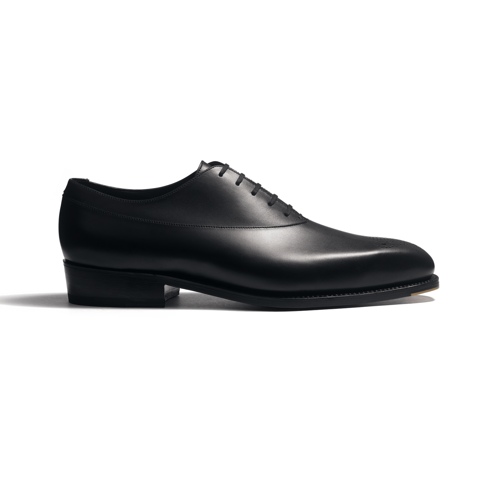 Fusain Asymetrical Oxford [Men Black Boxcalf]