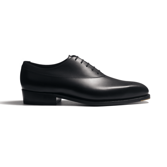 Fusain Asymetrical Oxford [Men Black Boxcalf]
