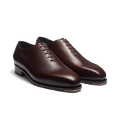 Fusain one cut oxford [Dark brown calf leather with shades]