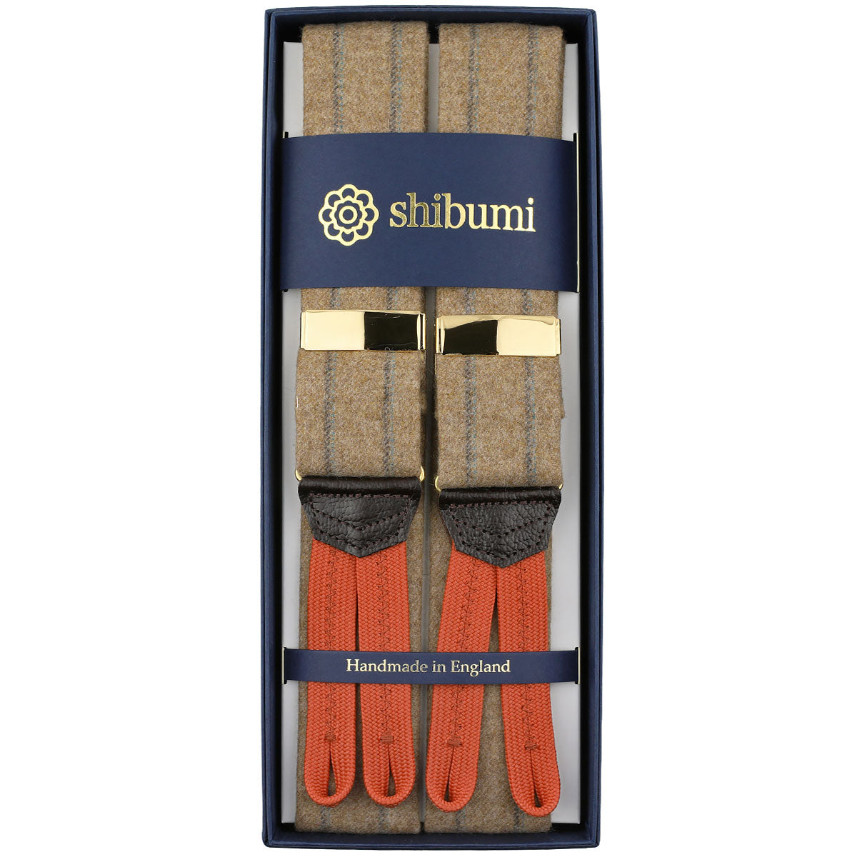 Striped Wool Braces