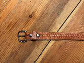 Cintura In Cuoio Marrone