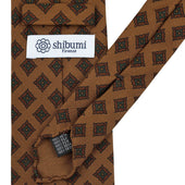 Madder Silk Tie Hand Rolled