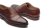 Nouveau Quarter Brogue Smoky Whiskey Hand Welted Patina Collection