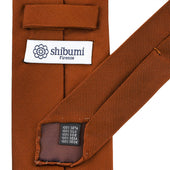 Plain Japanese Jacquard Silk Tie Hand Rolled