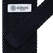 Silk Knit Tie Midnight
