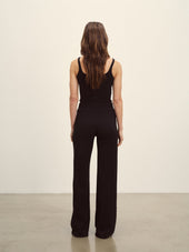 Black Surplus Rib Weekender Pant