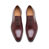 Constello True Seamless Medallion Hand Welted Rosewood Brown Aniline Calf