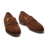 Aurus Penny Loafer French Calf Suede Hand Welted Summer Classics