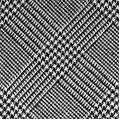 Vintage Glencheck Bespoke Wool Tie - Black / White