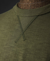 10.5 oz Cotton Tubular Gusset T-Shirt - Green