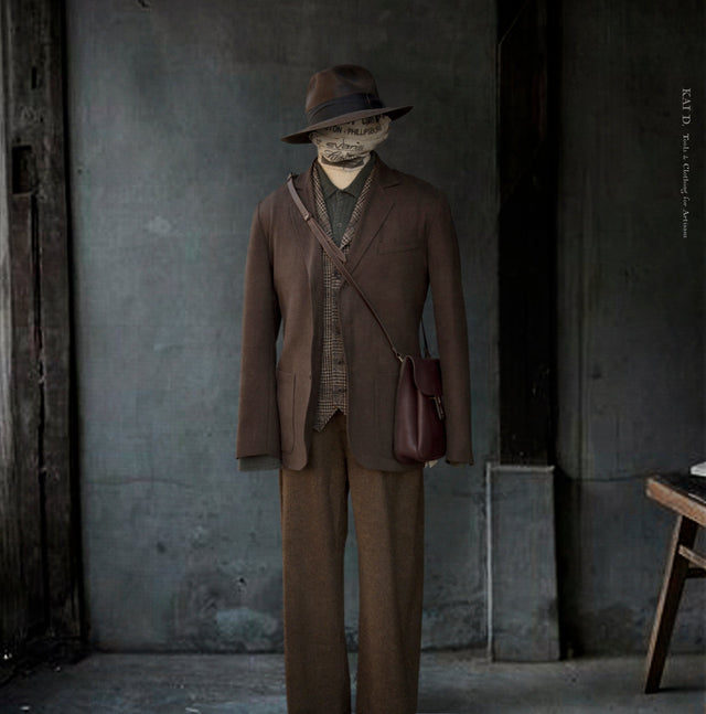 Shoemaker's Jacket - Brown British Wool - L