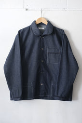 FUJITO L/S Pajama Shirt Indigo Blue | Directors Web Shop powered by BASE