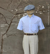 Short Sleeve Cassady Shirt End On End Stripe S M L