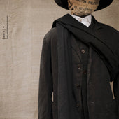 Garment Dyed Shoemaker Jacket Heavy Linen L Xl