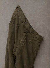 Novelist Trousers Washed Linen 28 29 32 33