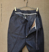 Lukas Pants Texture Linen Herringbone 36