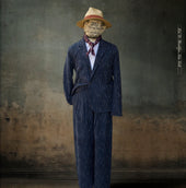 Study Jacket Ticking Stripe 2 3 4