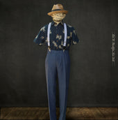 Cassady Shirt Indigo Cotton L Xl