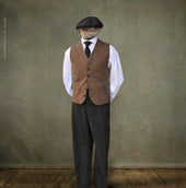 Shoemaker S Vest French Linen S L Xl Xxl