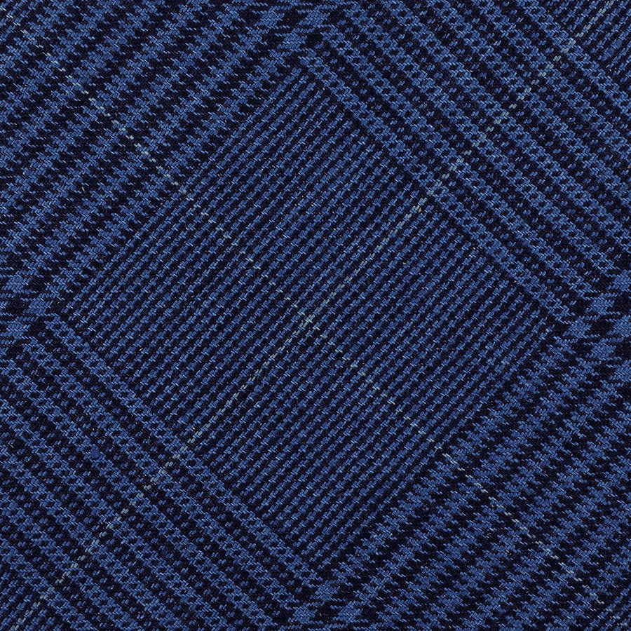Maison Hellard Bespoke Linen Tie Light Glencheck