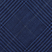 Maison Hellard Bespoke Linen Tie - Light Navy Glencheck