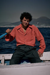 Giovanni Shirt In Linen And Silk