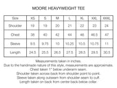 Moore Heavyweight Tee 12 25 Oz Cotton Jersey