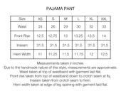 DORMIRE PYJAMA PANT - ECRU / WASHED INDIGO HAND-BLOCKPRINTED SUVIN COTTON