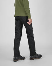 21oz Selvedge Denim Slim Straight Cut - Superblack Non-Fade