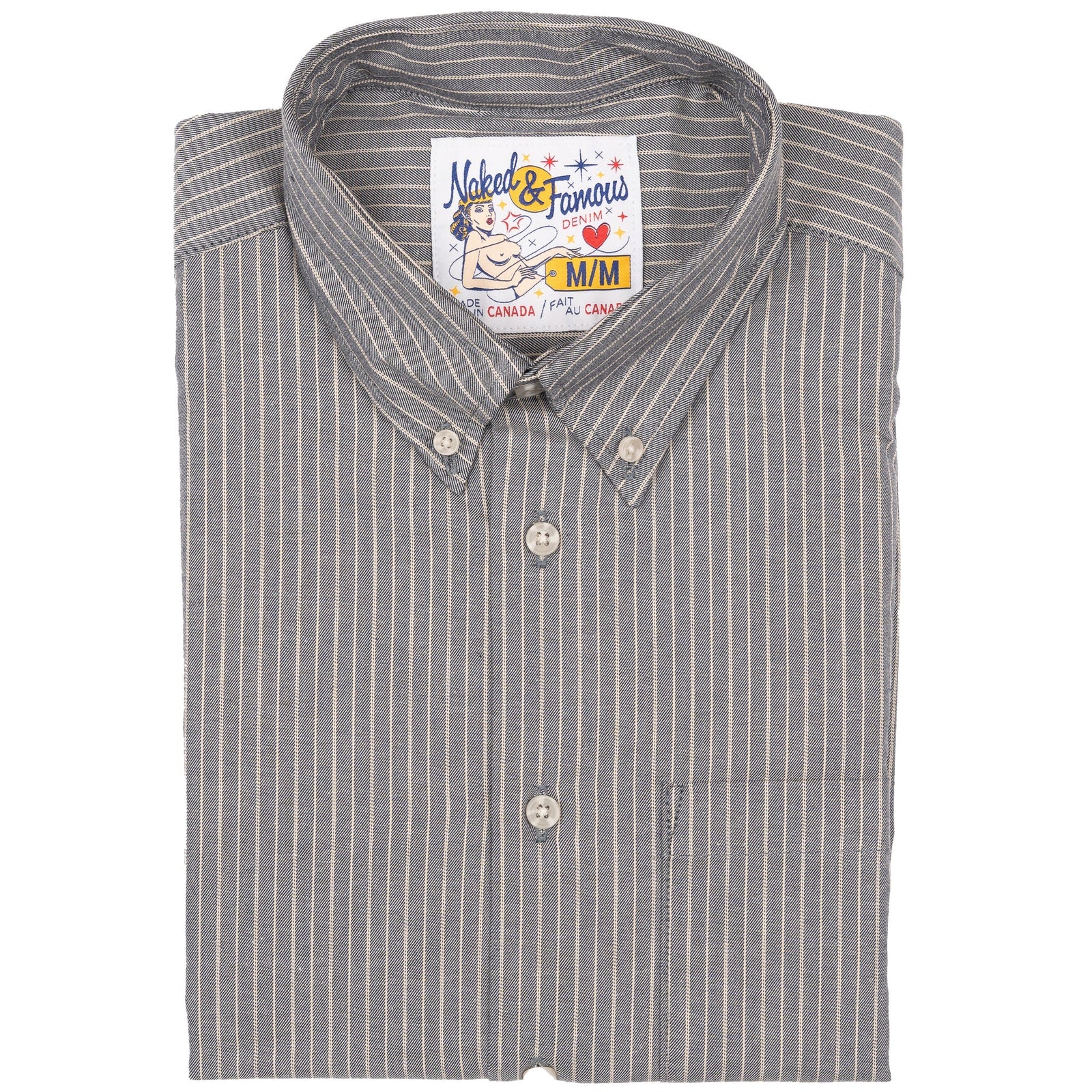 Easy Shirt Soft Finish Classic Stripe