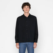 True Shirt - Double Weave Slub Gauze - Black