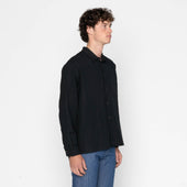 True Shirt - Double Weave Slub Gauze - Black