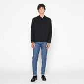 True Shirt - Double Weave Slub Gauze - Black